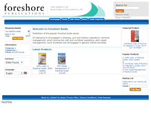 Tablet Screenshot of foreshorebooks.com